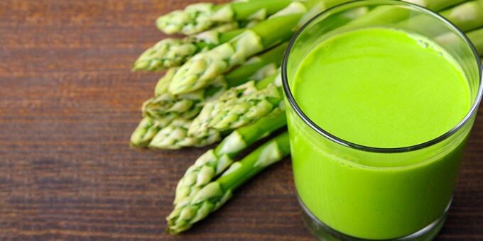 asparagus juice to treat prostatitis