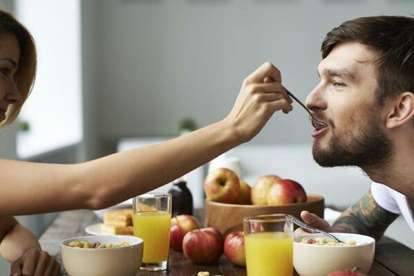 Diet foods for men with prostatitis